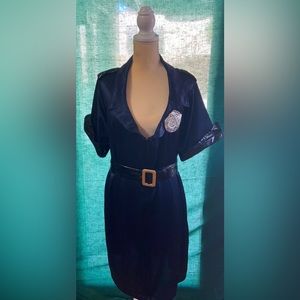 🎃 Halloween Costume Sexy Officer Law Plus Size 18/20